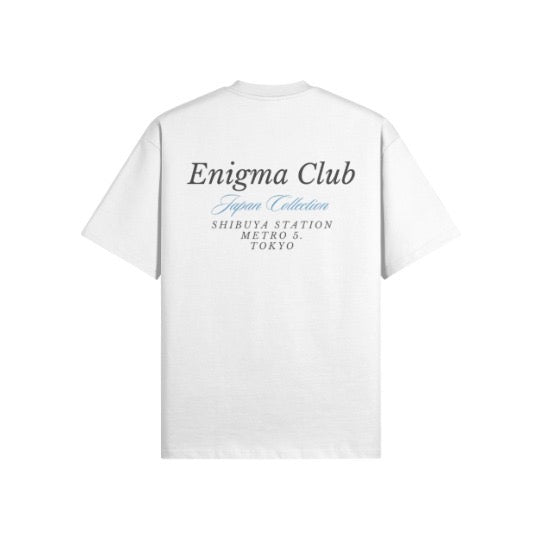 Japan x Enigma Collection Blue White T-Shirt