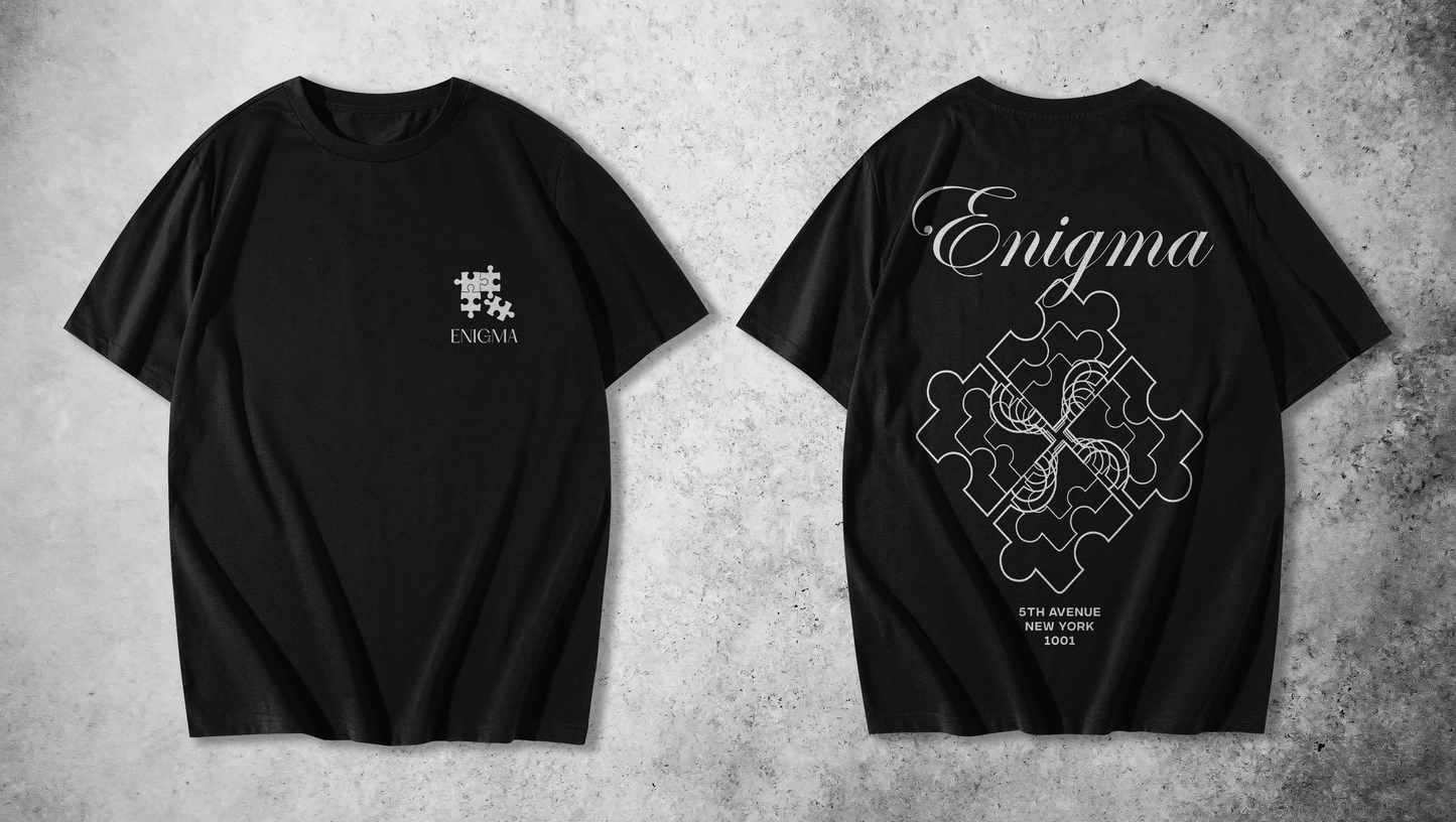 Spiral Maze™ Tshirt - Black - ENIGMA™