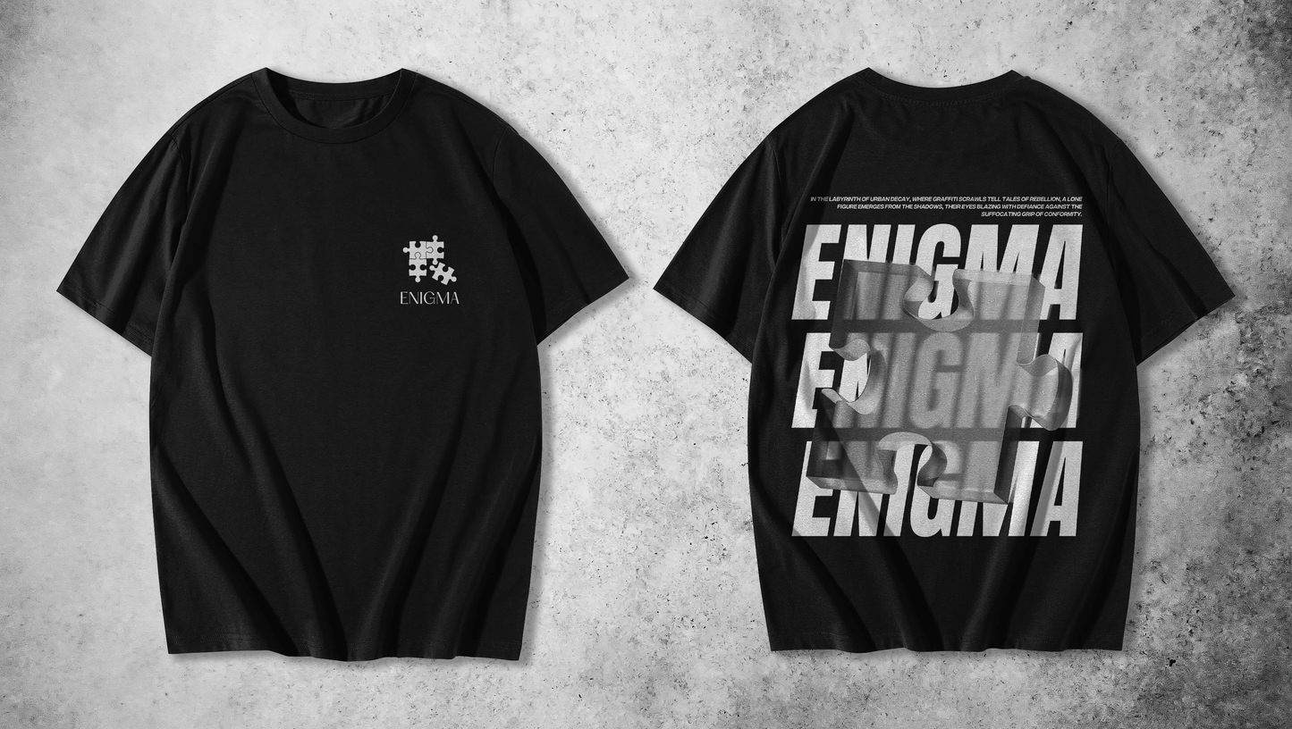 Uncover™ Tshirt - Black - ENIGMA™