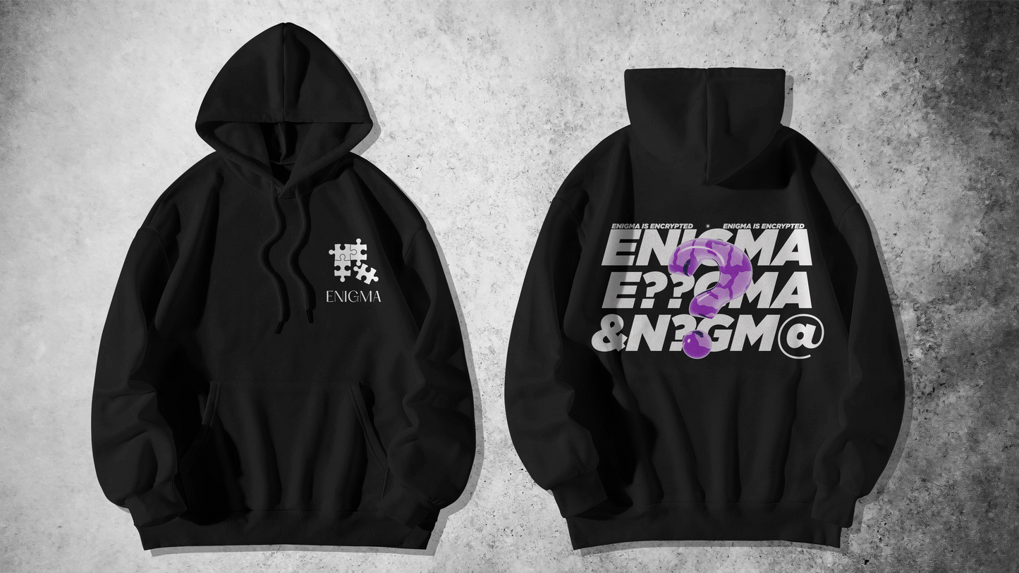 Not Aware™ Hoodie - Black - ENIGMA™