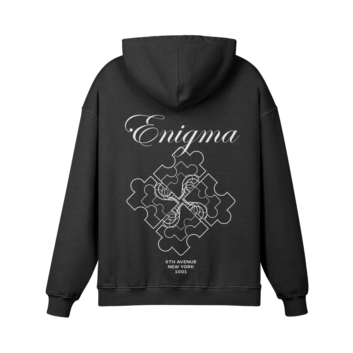 Spiral Maze™ Hoodie - Black - ENIGMA™