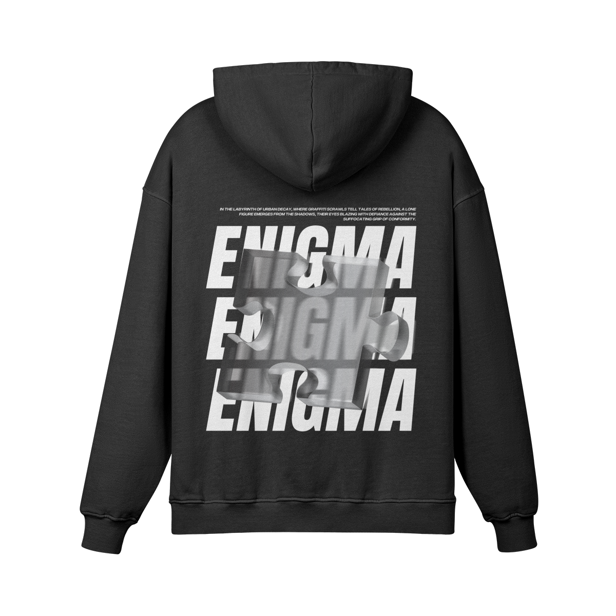 Uncover™ Hoodie - Black - ENIGMA™