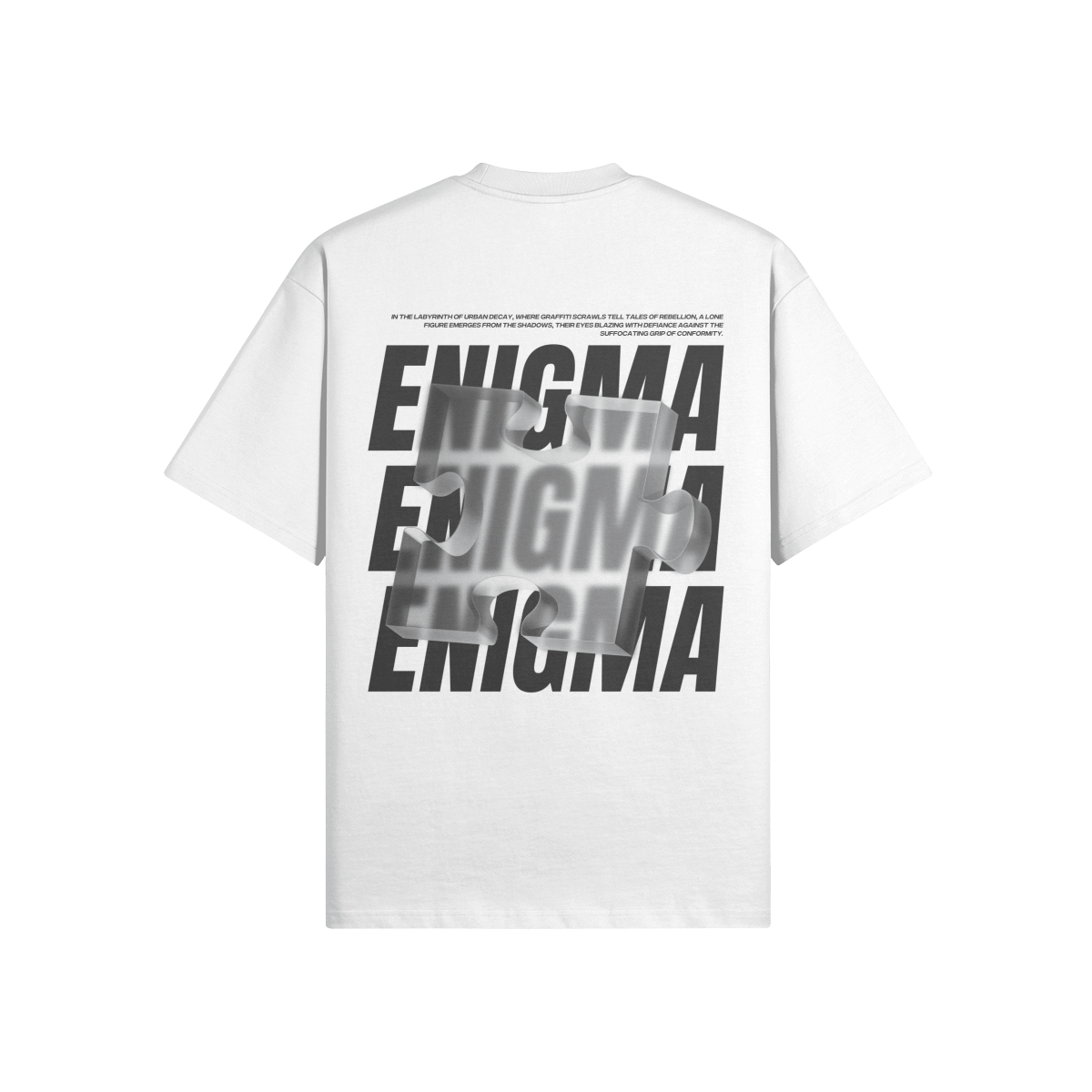 Uncover™ Tshirt - White - ENIGMA™